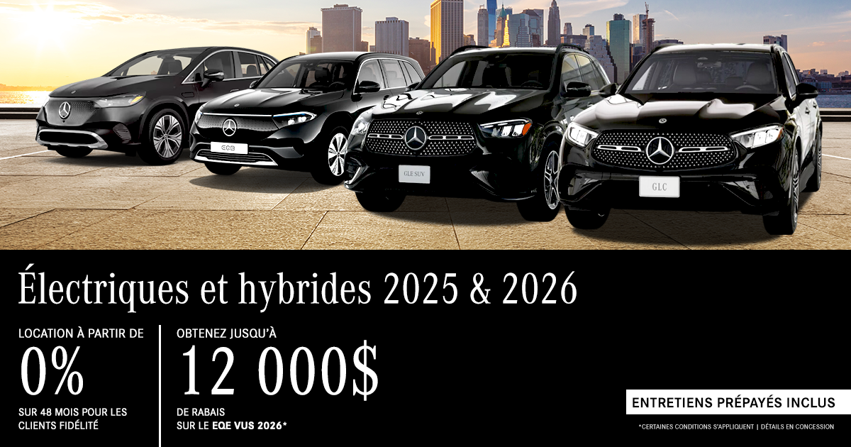 ÉLECTRIQUES ET HYBRIDES 2025 & 2026 !