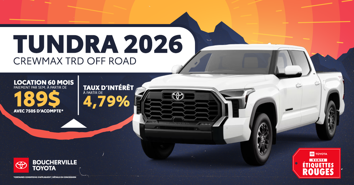 TUNDRA 2026 !