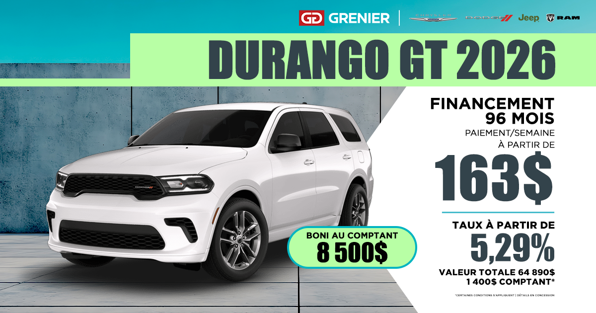 DURANGO 2026 !