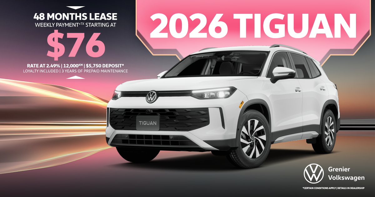 DRIVE THE 2026 TIGUAN !