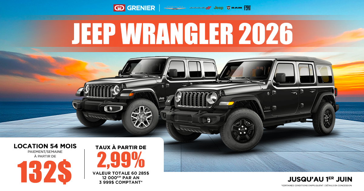 WRANGLER 2026 !