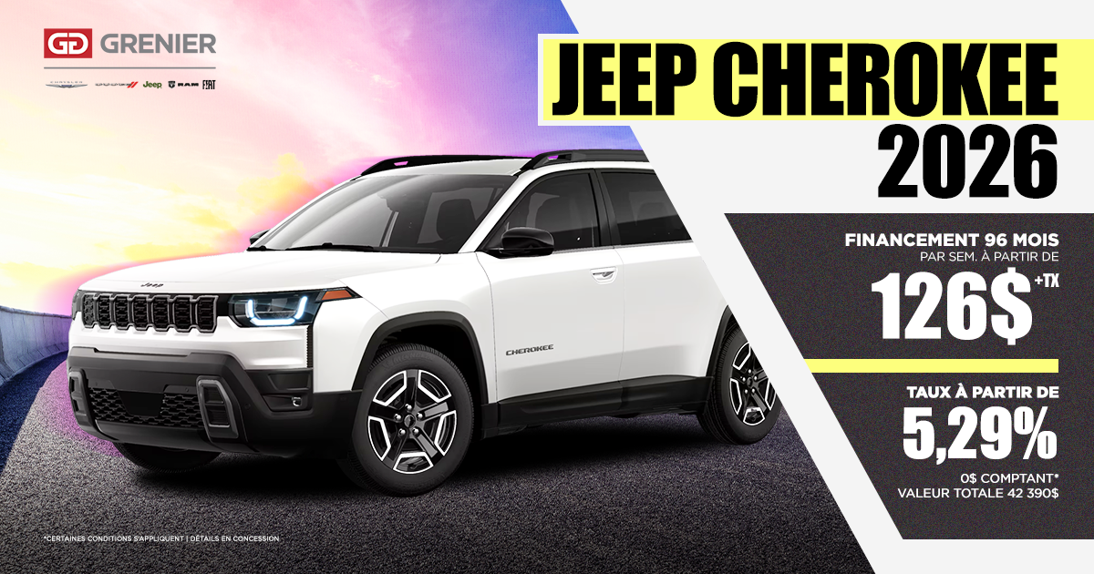 JEEP CHEROKEE 2026 !