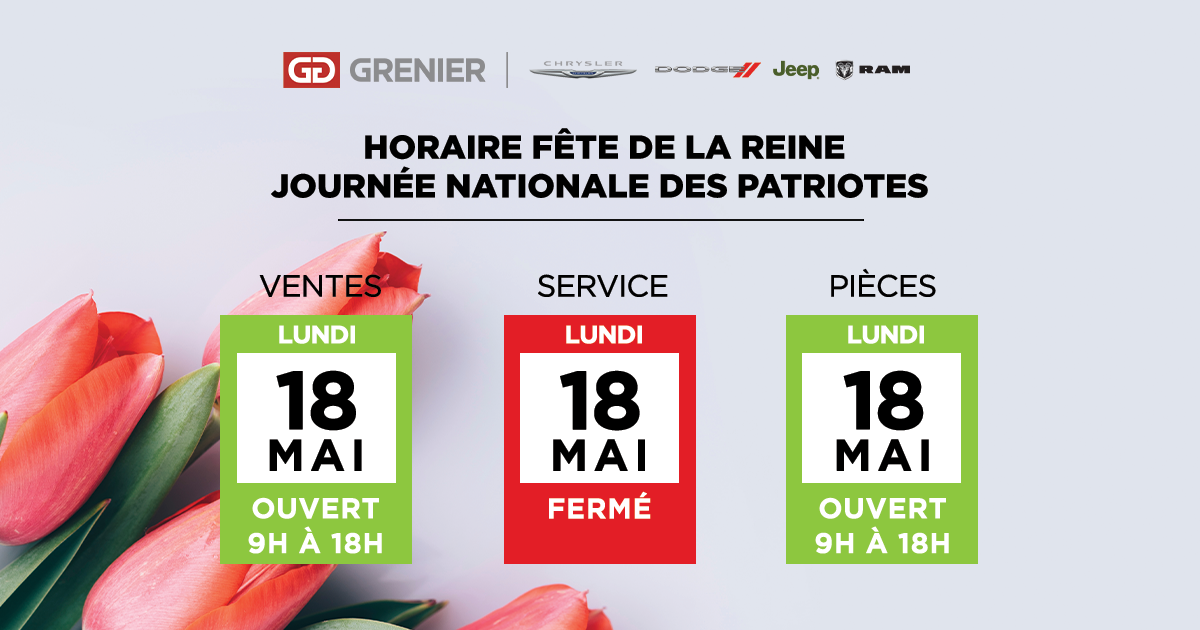 HORAIRE FÊTE DE LA REINE
