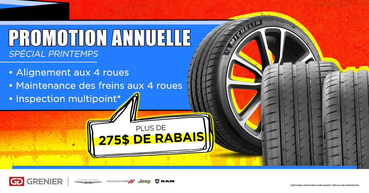 PROMOTION ANNUELLE !