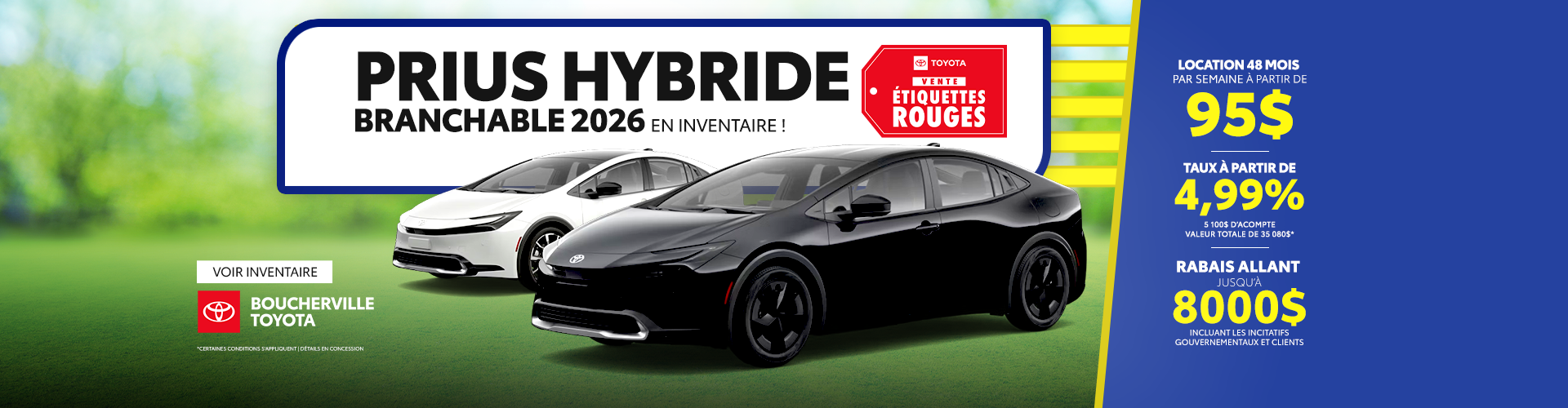 PRIUS HYBRIDE BRANCHABLE 2026 !