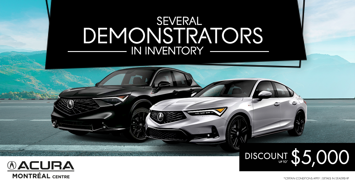 SEVERAL DEMONSTRATORS VEHICULES AVAILABLE !
