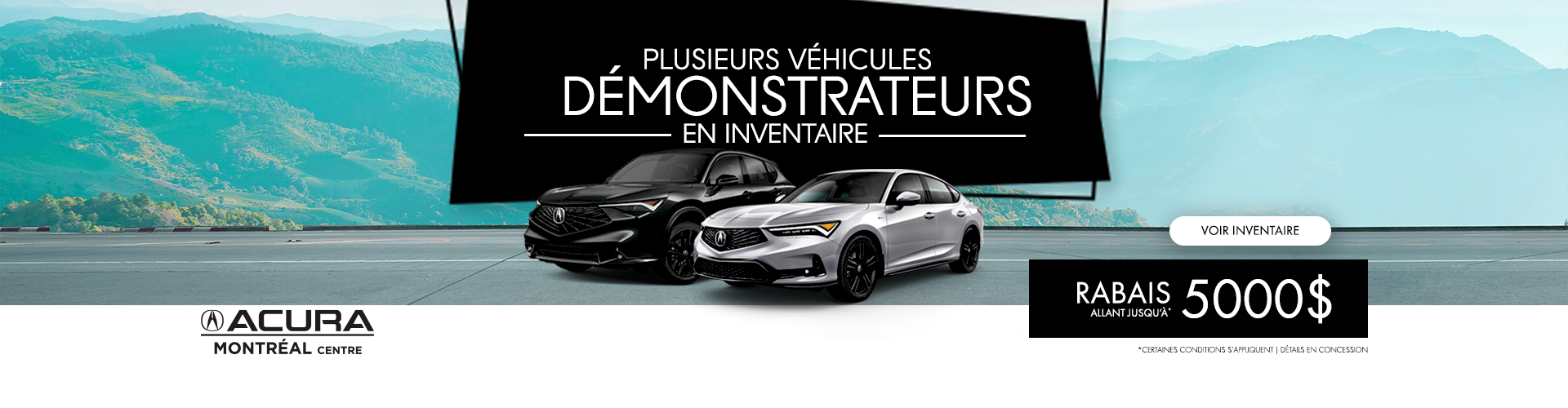 PLUSIEURS DÉMONSTRATEURS DISPONIBLES !