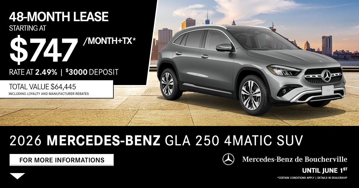 2026 GLA 250 4MATIC SUV
