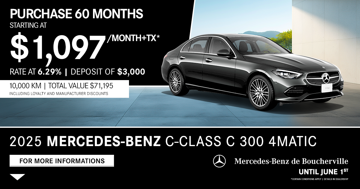 2025 C-CLASS C 300 4MATIC