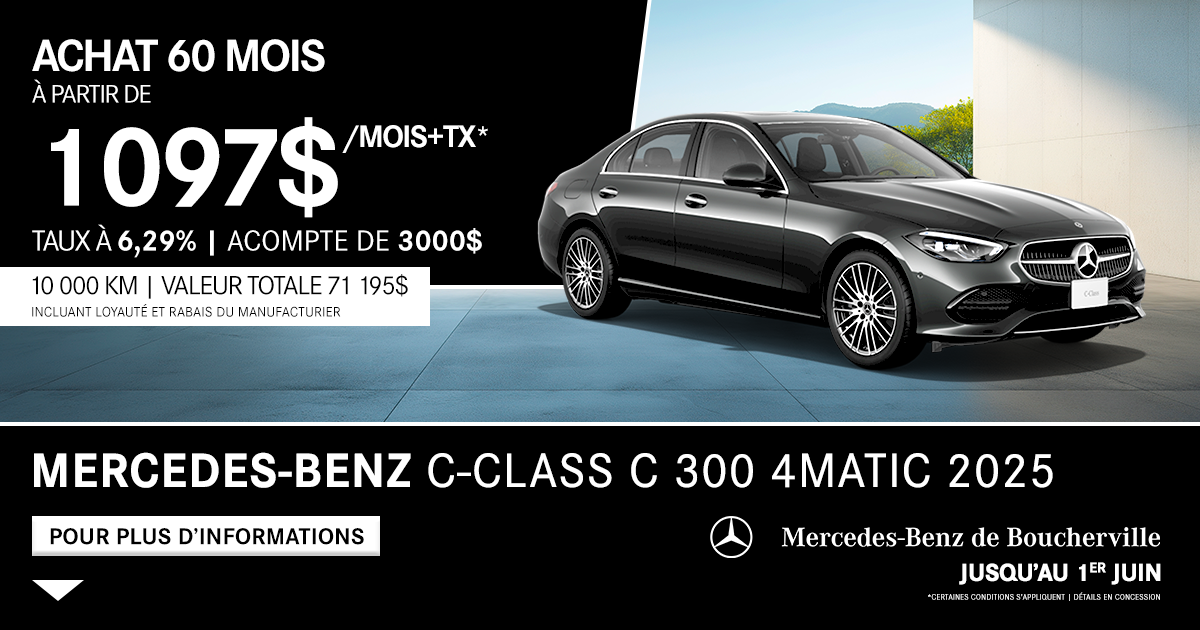 C-CLASS C 300 4MATIC 2025
