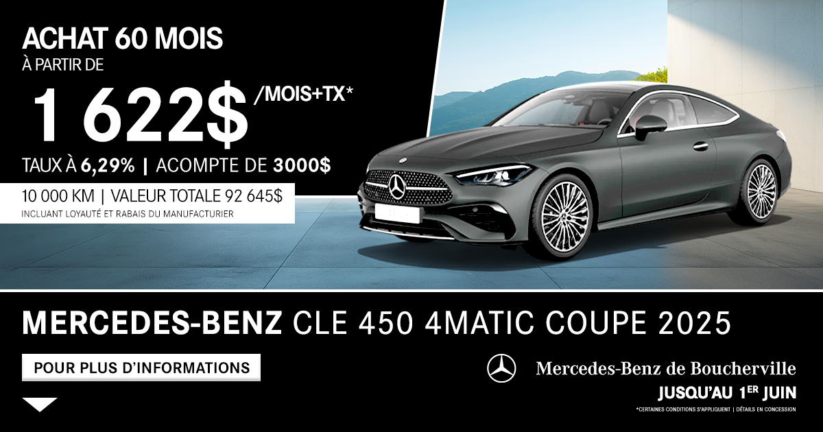 CLE 450 4MATIC COUPE 2025