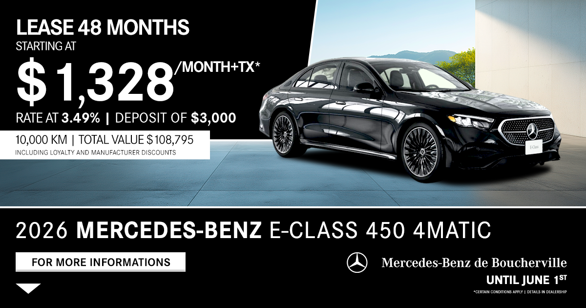 2026 E-CLASS 450 4MATIC