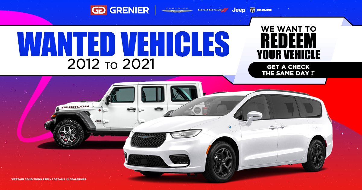 WANTED VEHICLES !