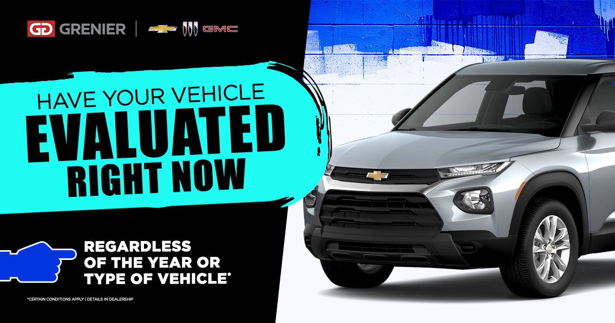 GET YOUR VEHICLE EVALUATED !