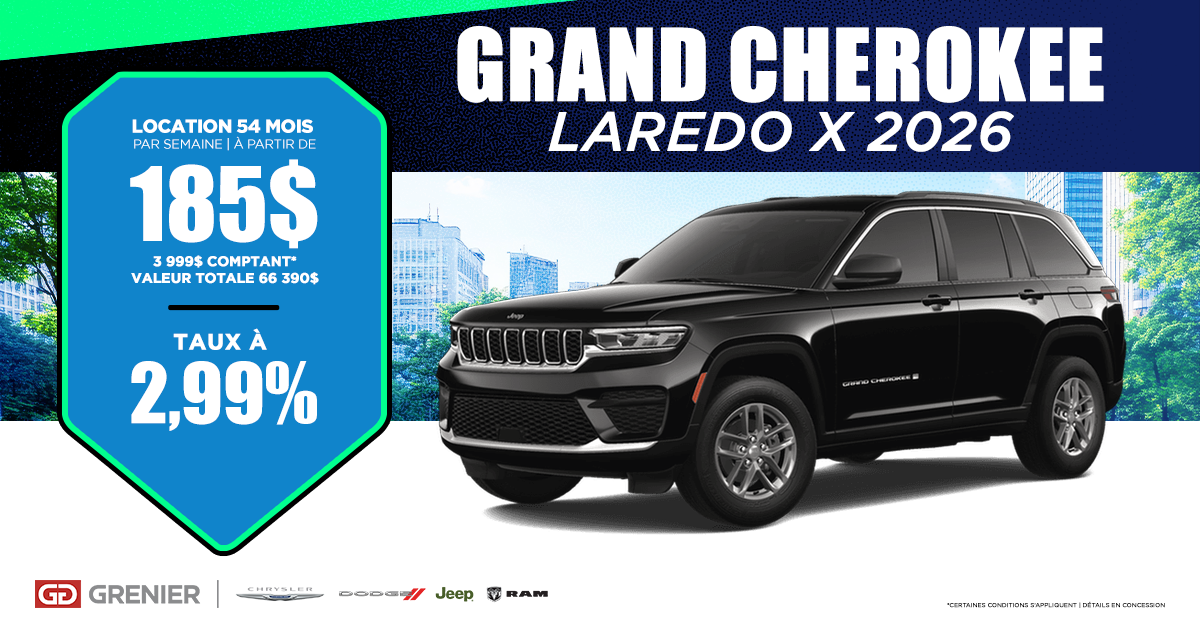 JEEP GRAND CHEROKEE 2026 !
