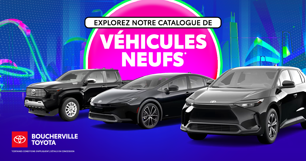 EXPLOREZ NOTRE CATALOGUE DE VÉHICULES NEUFS !