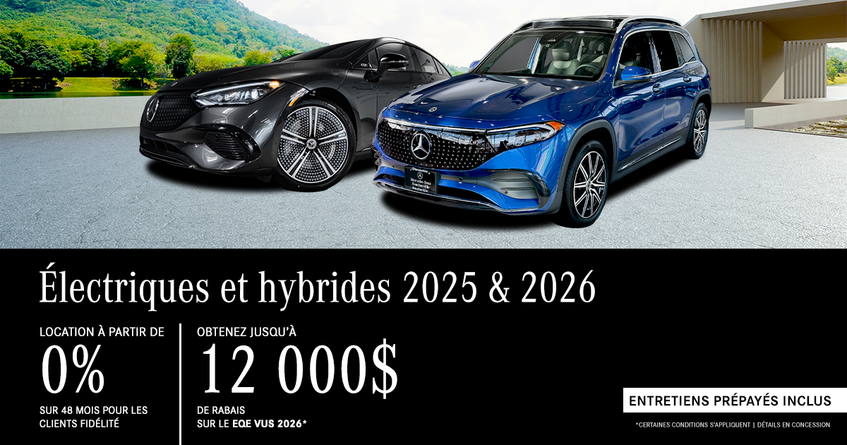 ÉLECTRIQUES ET HYBRIDES 2025 & 2026 !