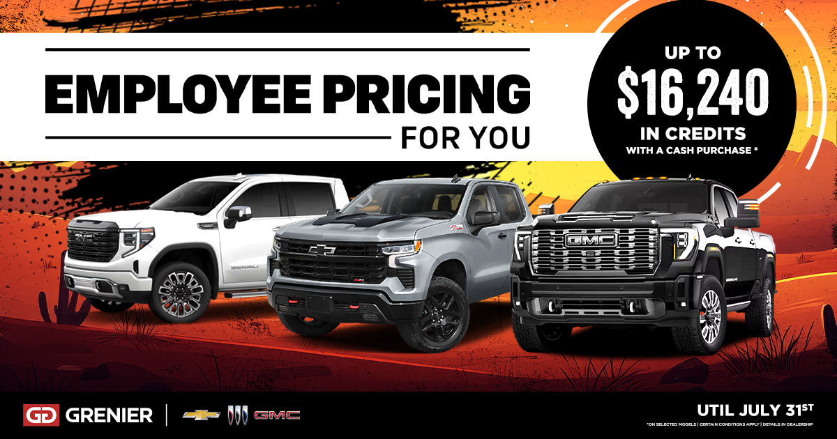 EMPLOYEE PRICING FOR YOU EVENT  !