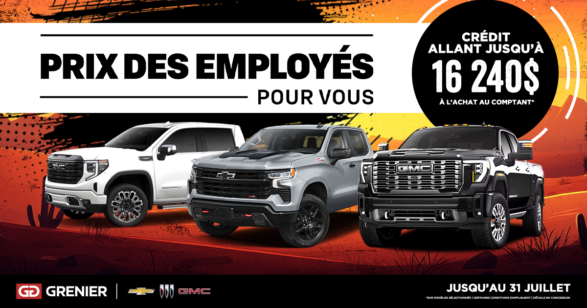 ÉVÉNEMENT PRIX DES EMPLOYÉS POUR VOUS  !