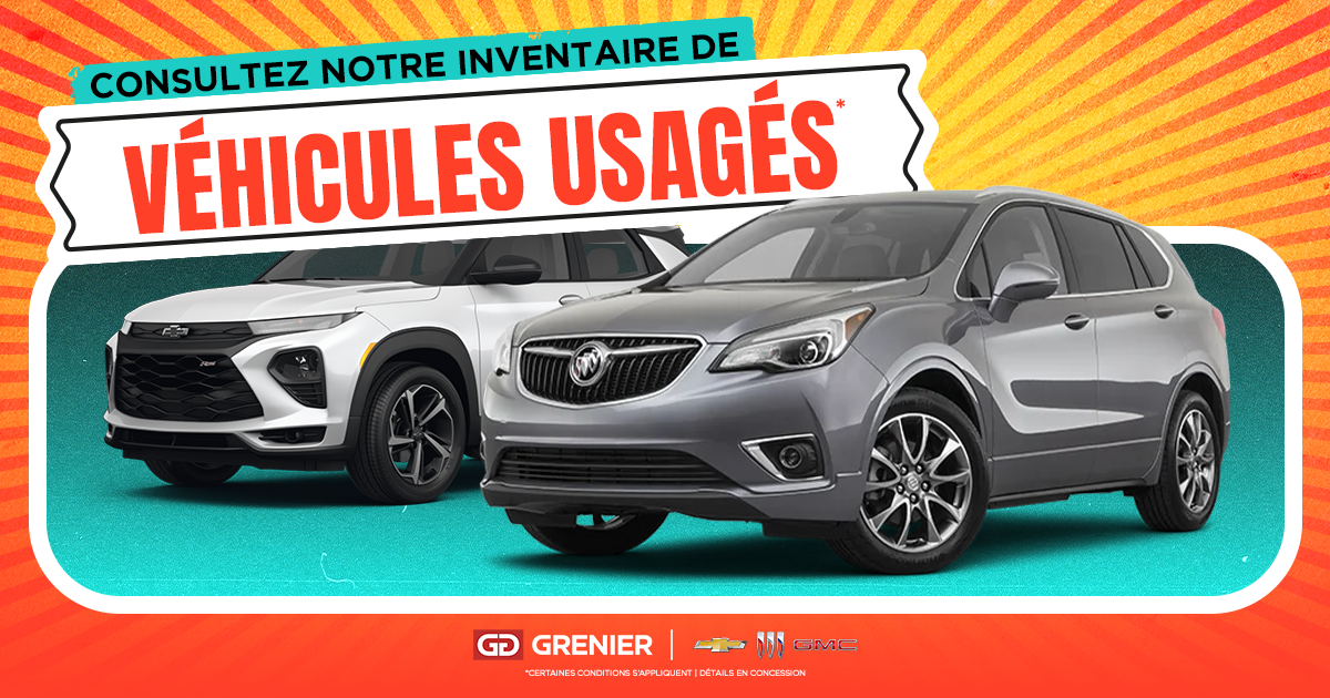 CONSULTEZ NOTRE INVENTAIRE USAGÉS !