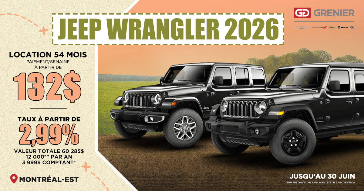 WRANGLER 2026 !