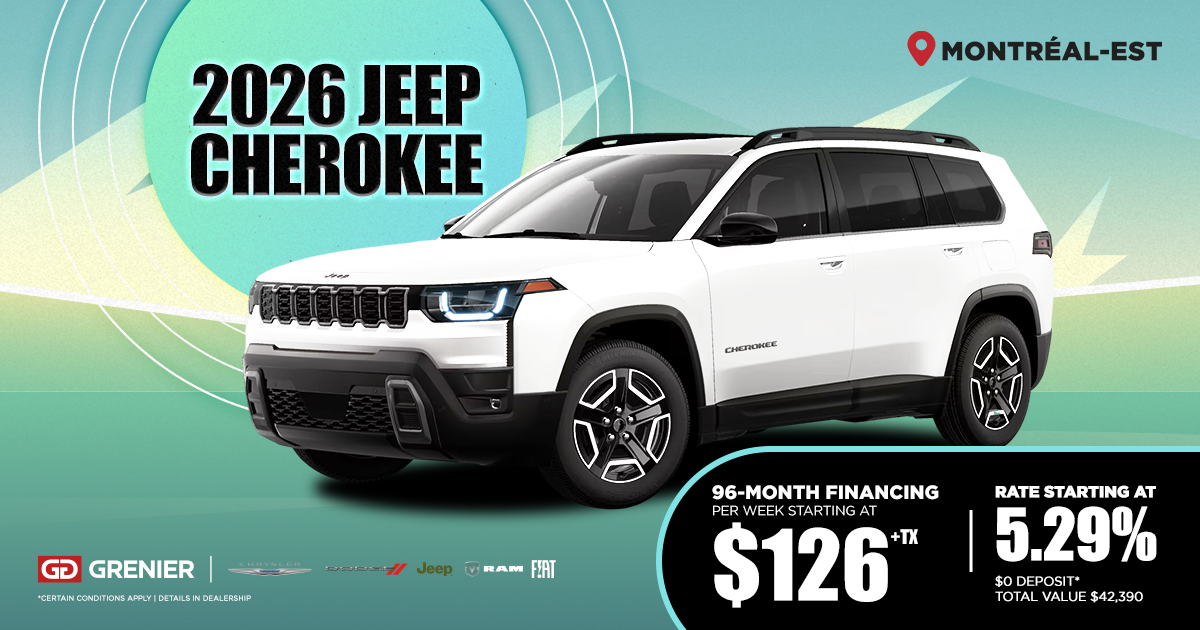 2026 CHEROKEE JEEP !