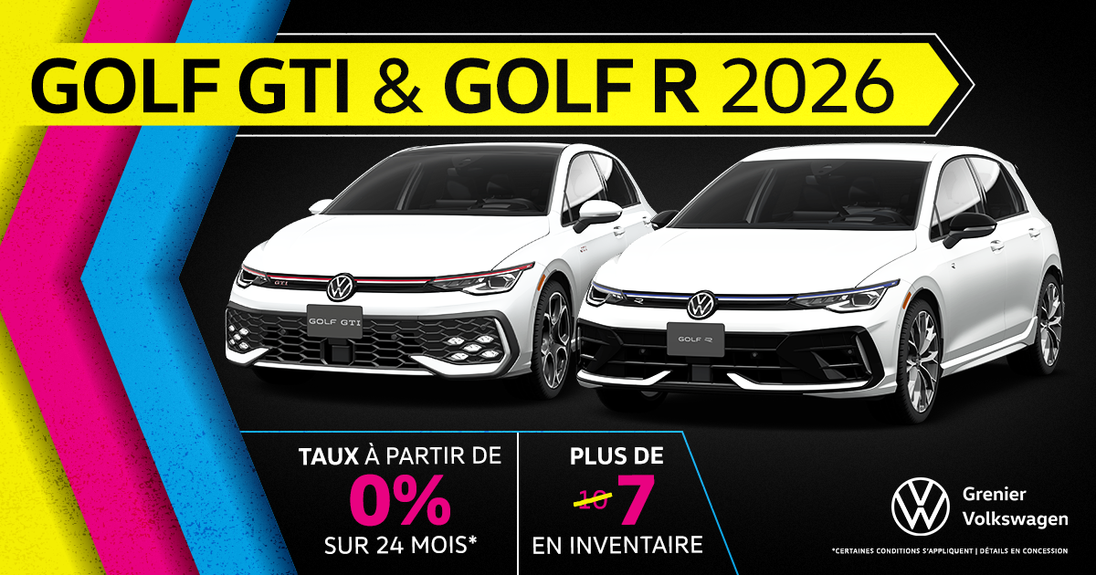 GOLF GTI ET R 2026 !