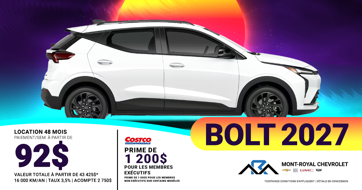 BOLT 2027 !