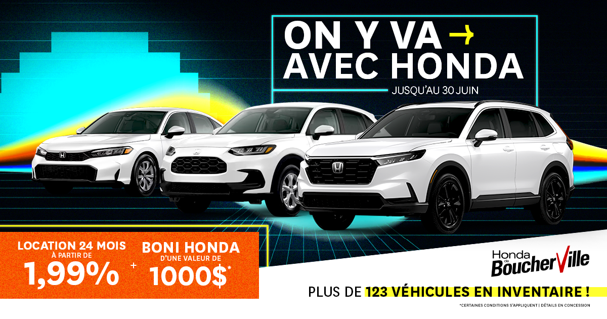 ON Y VA AVEC HONDA !