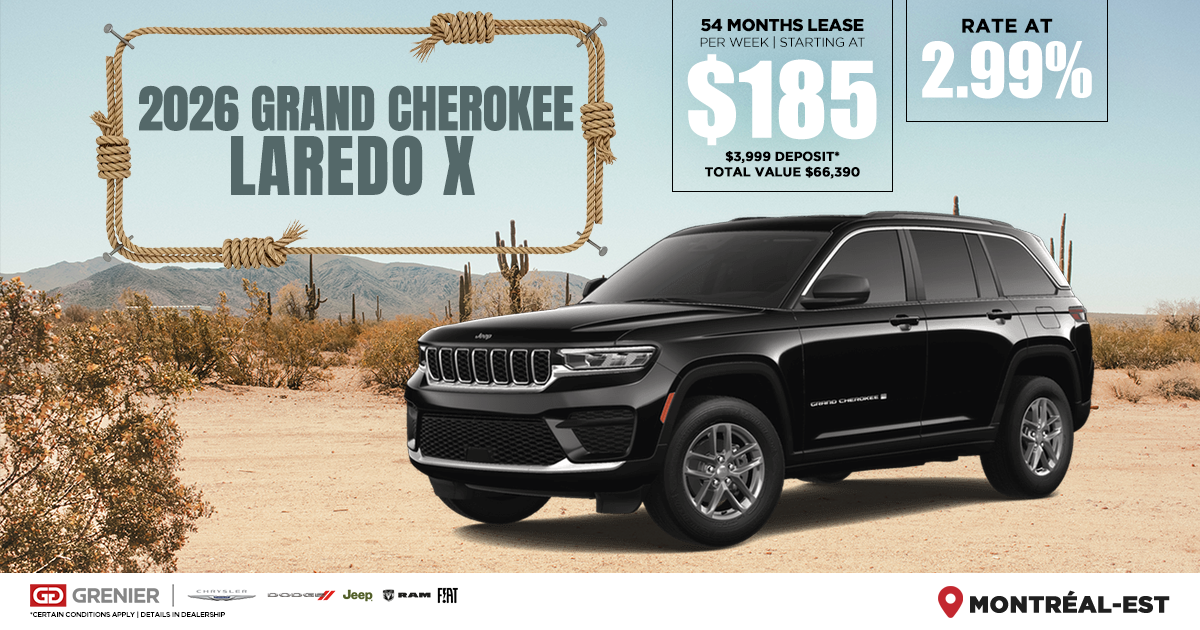 2026 JEEP GRAND CHEROKEE !