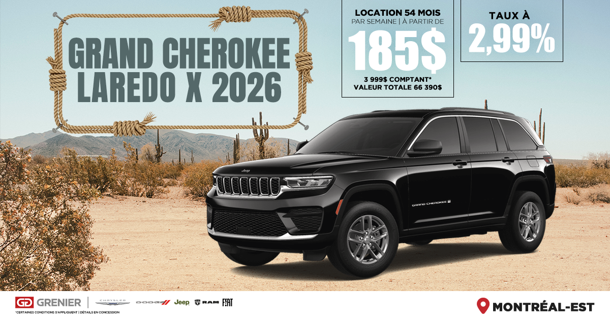 JEEP GRAND CHEROKEE 2026 !