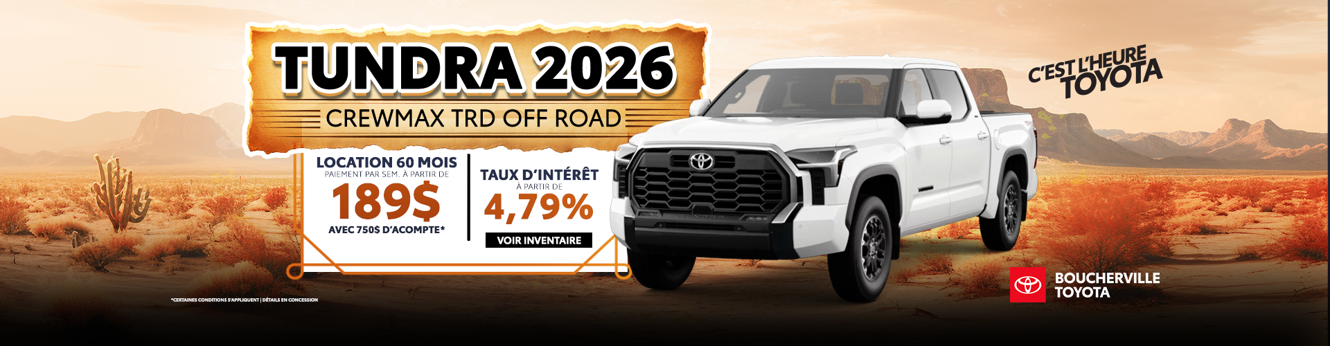 TUNDRA 2026 ! TUNDRA 2026 !