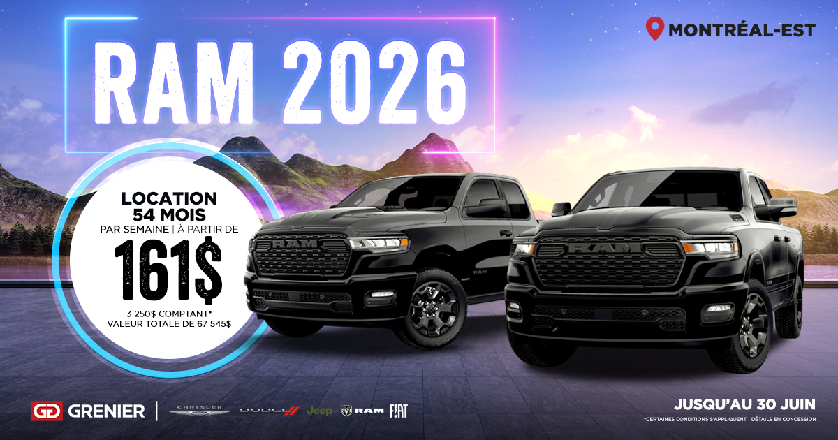 RAM 2026 !
