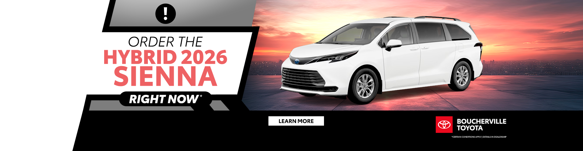 ORDER THE 2026 SIENNA !
