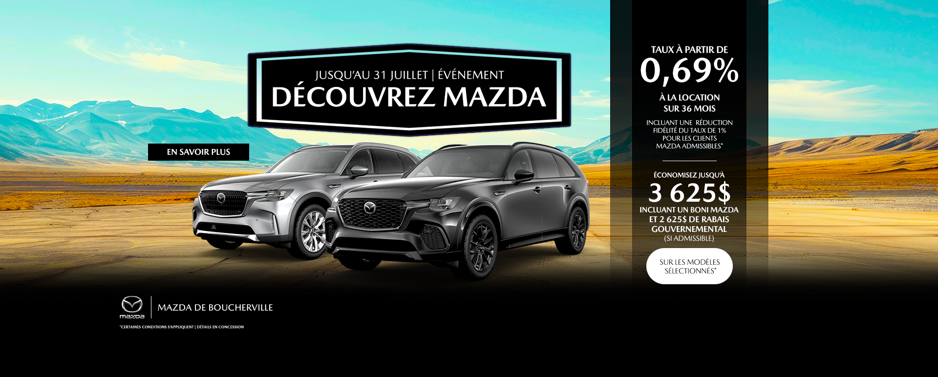 ÉVÉNEMENT DÉCOUVREZ MAZDA