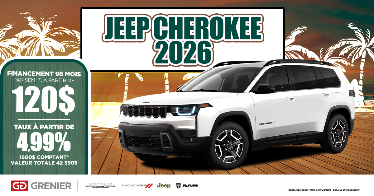 JEEP CHEROKEE 2026 !