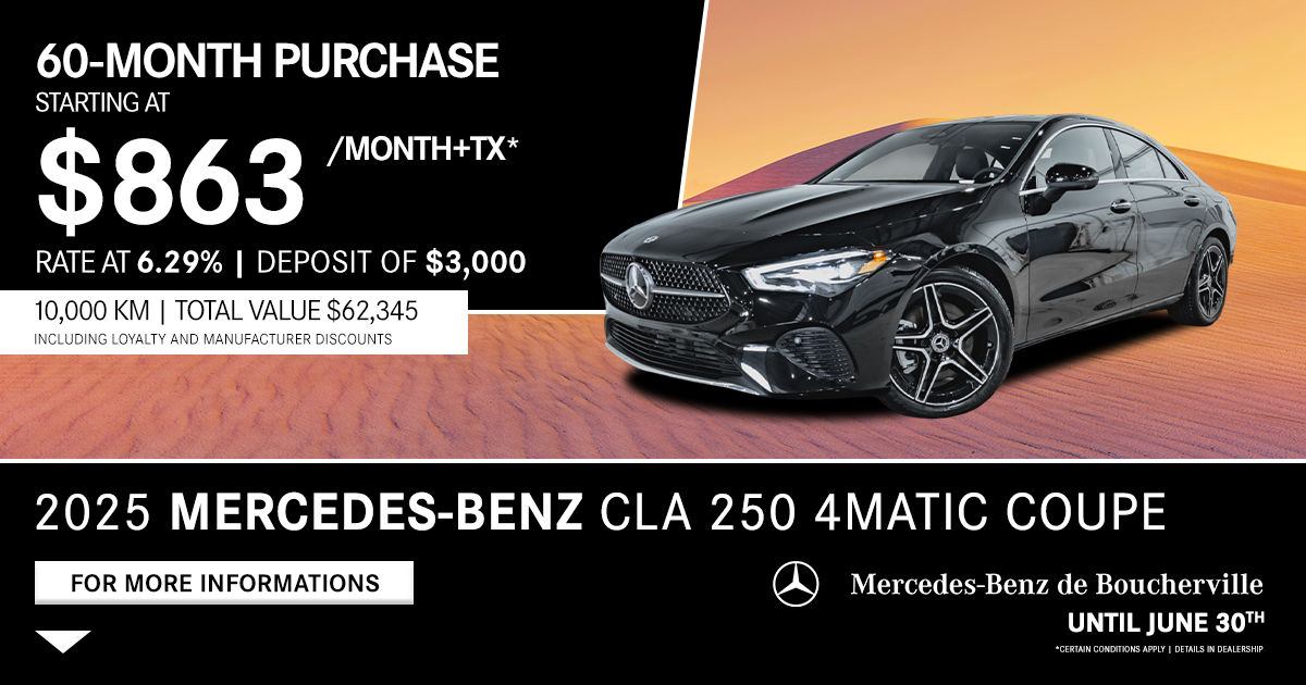 2025 CLA 250 4MATIC COUPE