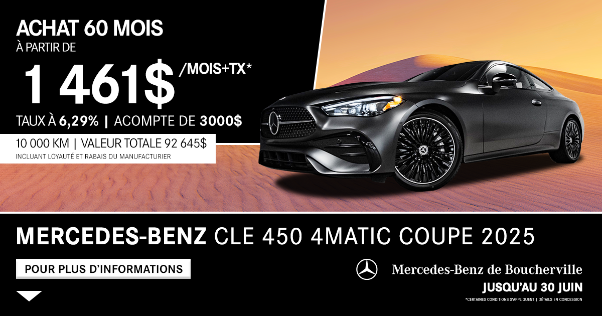 CLE 450 4MATIC COUPE 2025