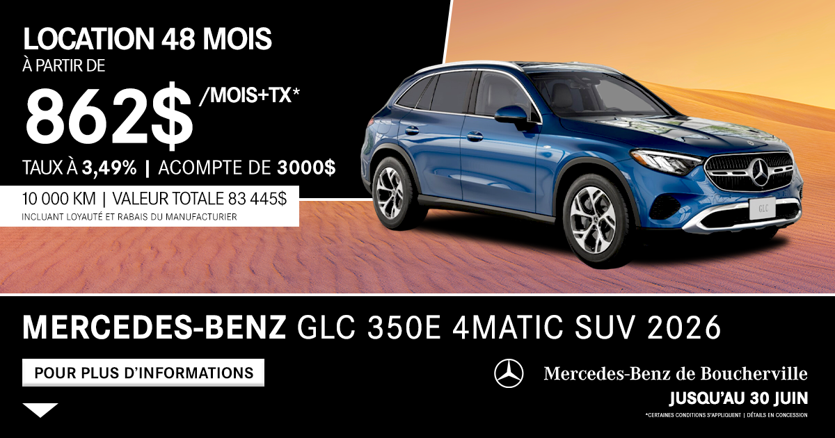 GLC 350e 4MATIC SUV 2026