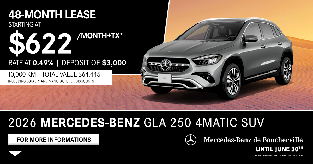 2026 GLA 250 4MATIC SUV