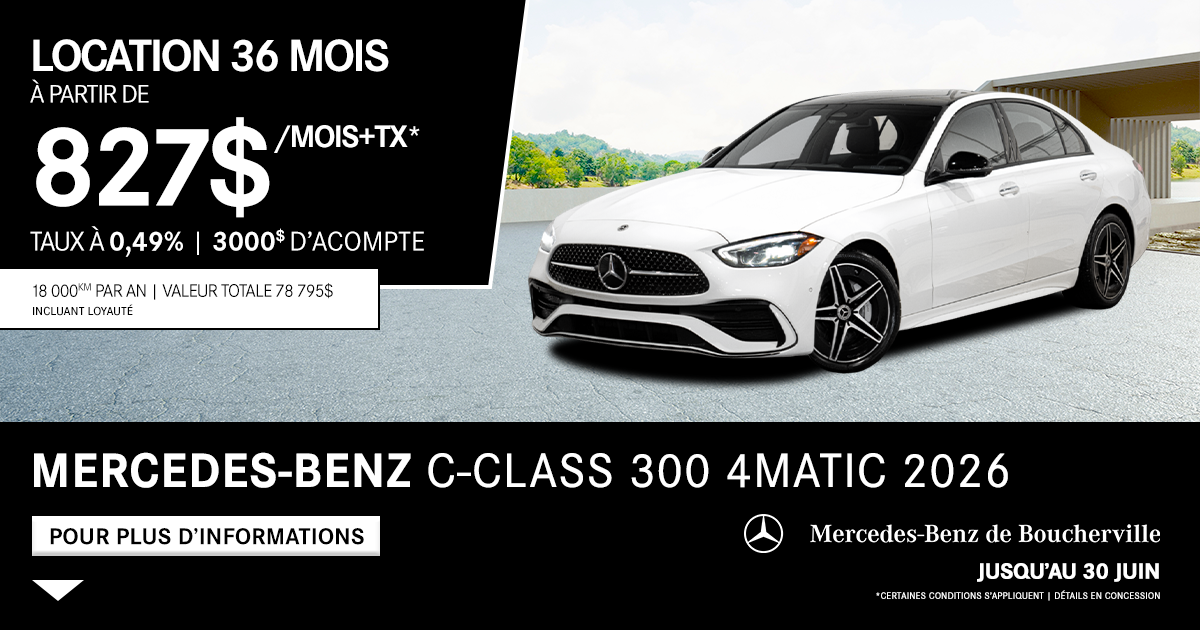 C-CLASS 300 4MATIC 2026