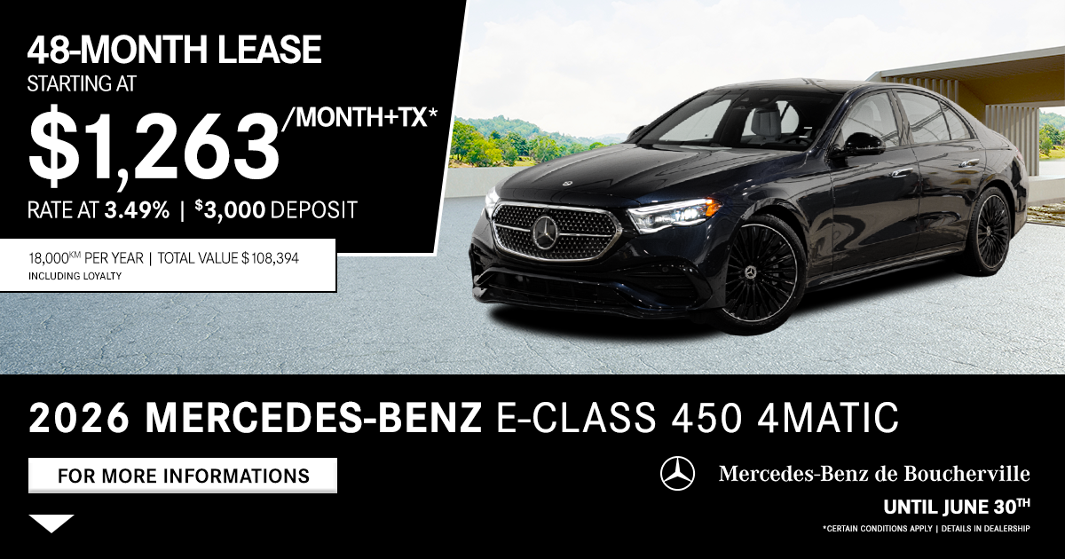 2026 E-CLASS 450 4MATIC