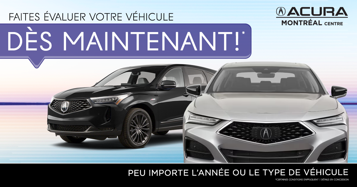 FAITES ÉVALUER VOTRE VÉHICULE !