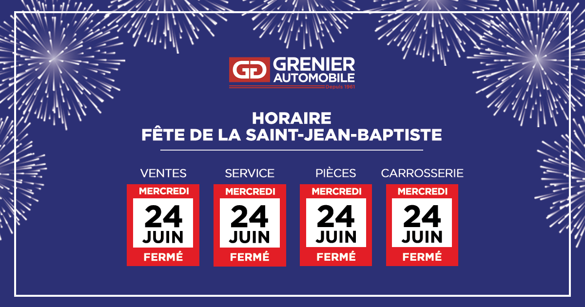 HORAIRE SAINT-JEAN-BAPTISTE