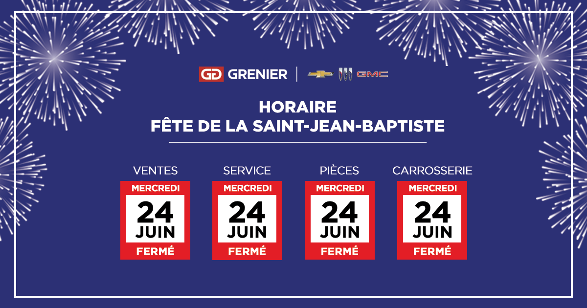 HORAIRE SAINT-JEAN-BAPTISTE