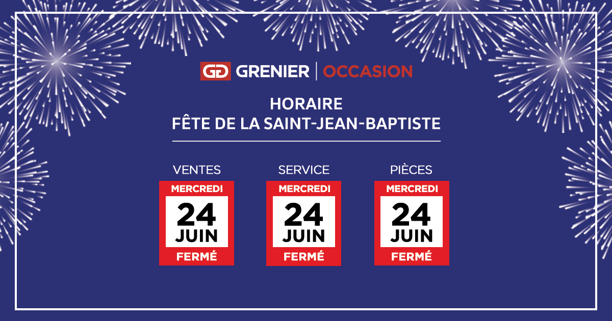 HORAIRE SAINT-JEAN-BAPTISTE