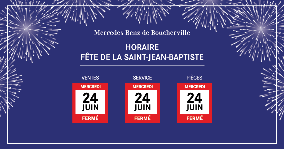 HORAIRE SAINT-JEAN-BAPTISTE