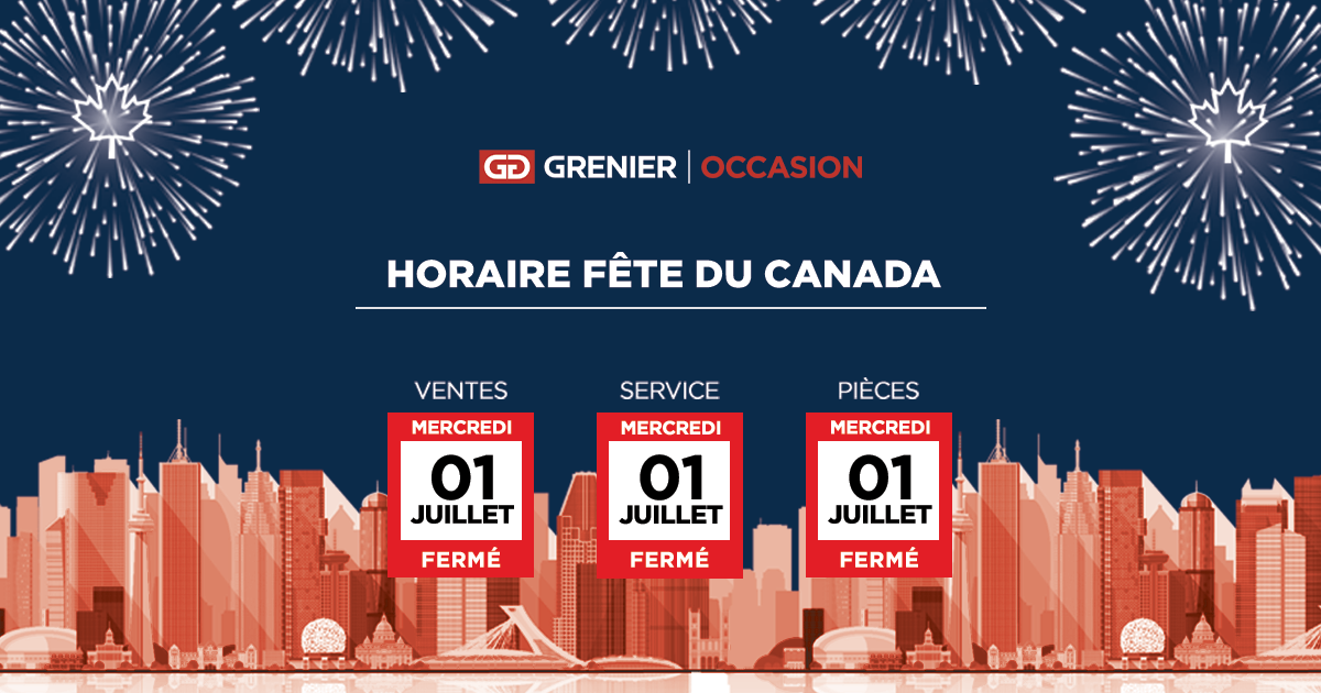 HORAIRE FÊTE DU CANADA