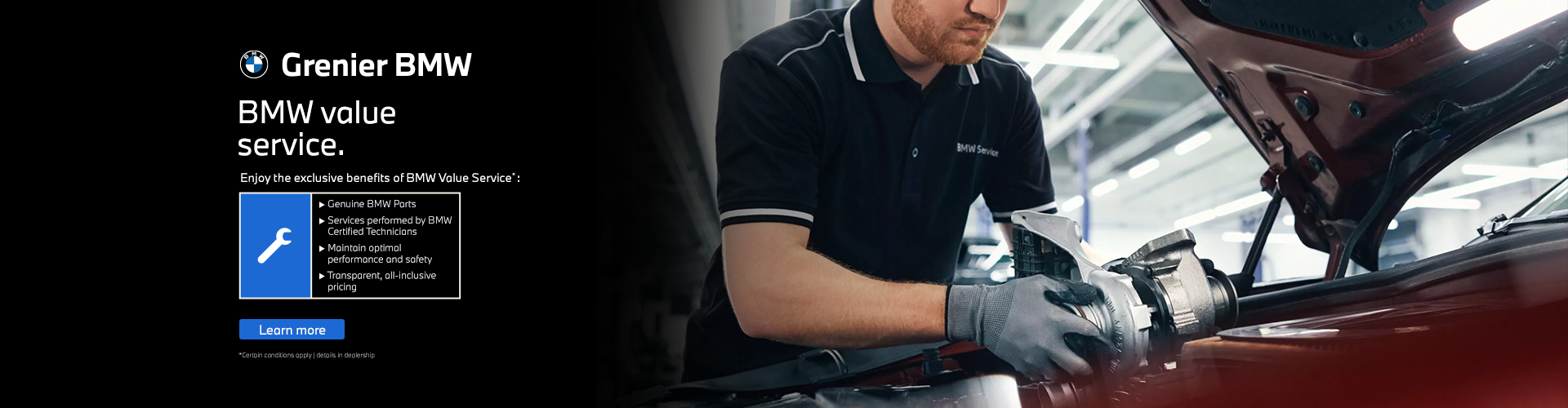 BMW VALUE SERVICE ! BMW VALUE SERVICE !