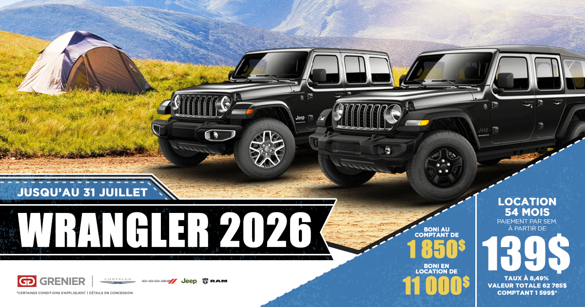 WRANGLER 2026 !